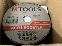 Mtools 125x1,0x22mm partij rvs doorslijpschijven (100x) - afbeelding 2 van  4