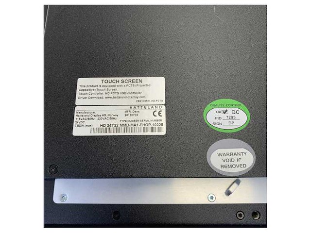 Mtu hatteland 24 inch glass bridge engine control monitor - x00e50211827 - afbeelding 6 van  7