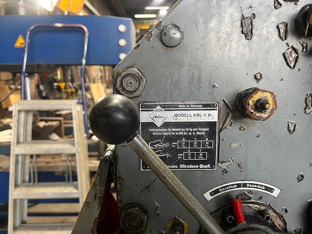 Mubea - 1966 - kbl 11 n - ponsmachine - afbeelding 4 van  5