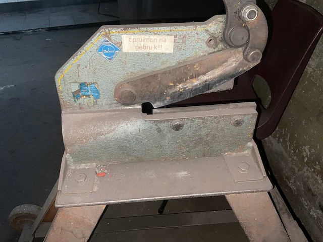Mubea - s/6r - plaatschaar - afbeelding 4 van  5