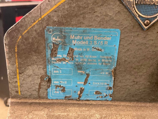 Mubea hefboomplatenschaar - afbeelding 4 van  4