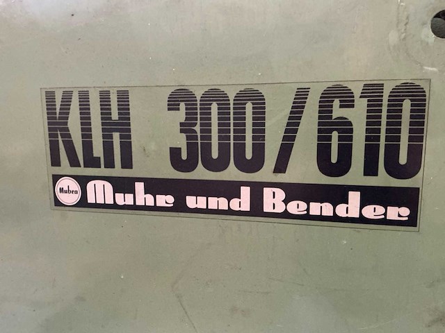 Mubea klh 300/610 ponsmachine - afbeelding 10 van  11