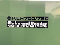 Mubea muhr und bender - klh 700/760 - ponsmachine - afbeelding 10 van  11