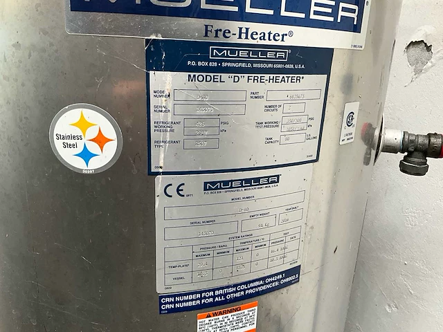 Mueller melkkoeltank 9100 ltr. met koelinstallatie - afbeelding 13 van  18