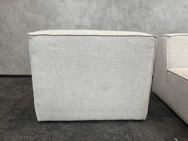 Muisgrijze modulaire sofa - afbeelding 7 van  9