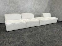 Muisgrijze modulaire sofa - afbeelding 2 van  7