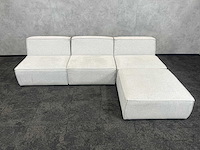 Muisgrijze modulaire sofa - afbeelding 5 van  7