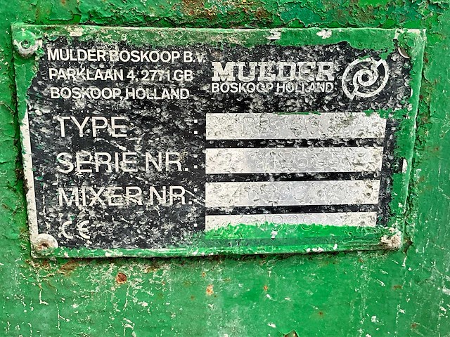 Mulder rb 60 betonmixer 6m3 - afbeelding 13 van  20