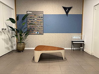 Muller lt3 salontafel walnoot + beige - afbeelding 1 van  9
