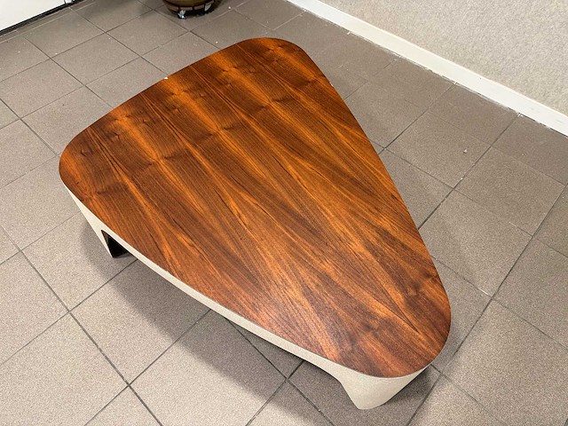 Muller lt3 salontafel walnoot + beige - afbeelding 4 van  9
