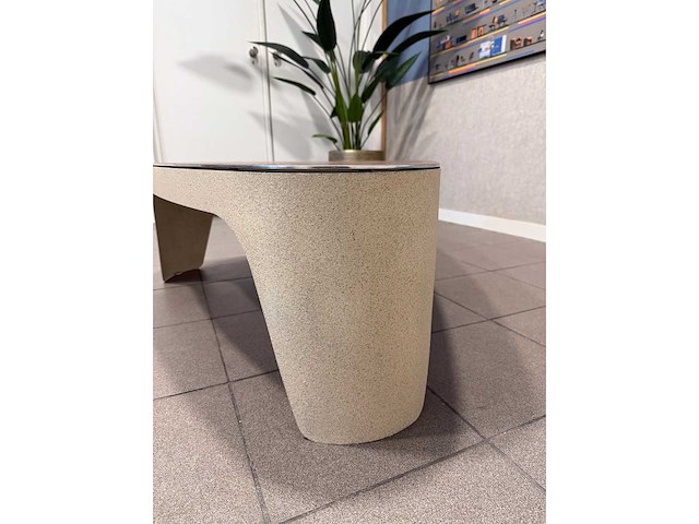 Muller lt3 salontafel walnoot + beige - afbeelding 8 van  9