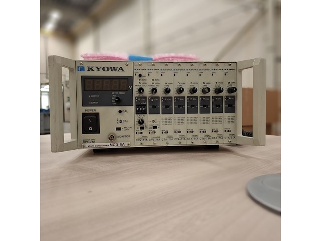 Multi conditioner / meetversterker-unit kyowa, mcd-8a - afbeelding 9 van  16