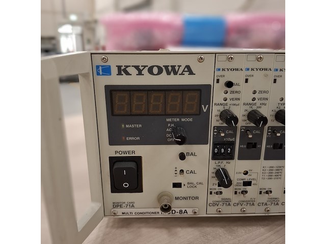 Multi conditioner / meetversterker-unit kyowa, mcd-8a - afbeelding 10 van  16