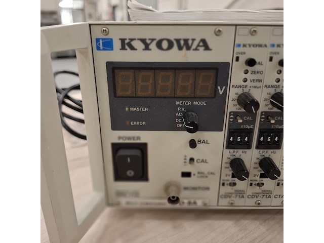 Multi conditioner / meetversterker-unit kyowa, mcd-8a - afbeelding 3 van  9