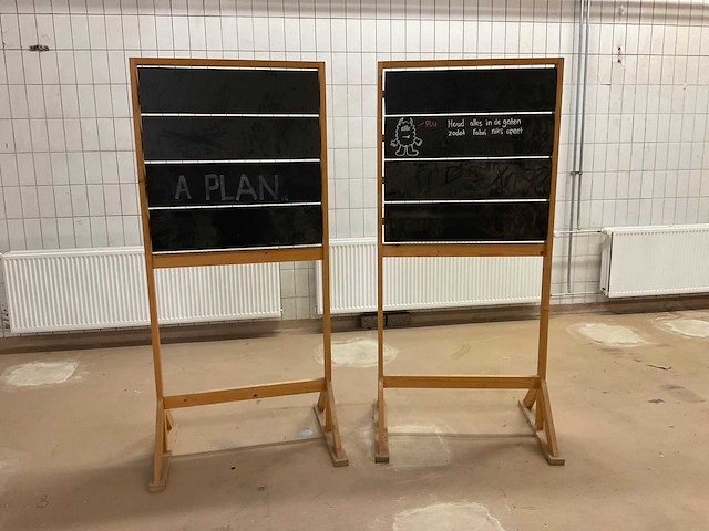 Multi krijtbord (2x) - afbeelding 1 van  7