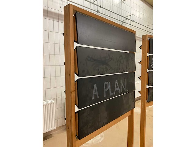 Multi krijtbord (2x) - afbeelding 2 van  7