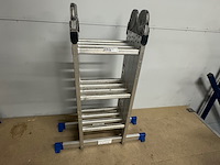 Multi vouwladder, alumexx, 4x3 treden