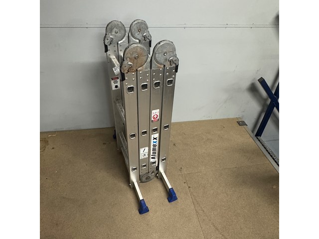 Multi vouwladder, alumexx, 4x3 treden - afbeelding 2 van  5