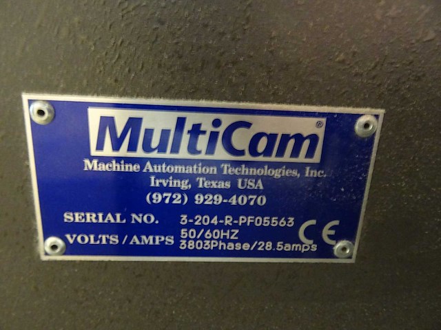 Multicam - 3-204-r - cnc vlakbedfrees- en graveermachine - afbeelding 2 van  13