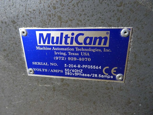 Multicam - 3-204-r - cnc vlakbedfrees- en graveermachine - afbeelding 3 van  16
