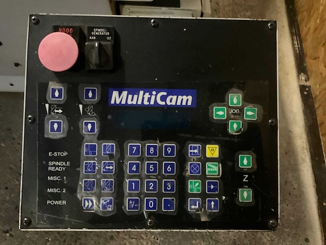 Multicam sf serie 2 kops cnc freesmachine - afbeelding 12 van  12
