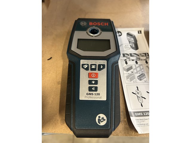 Multidetector, bosch, gms 120 professional - afbeelding 2 van  5