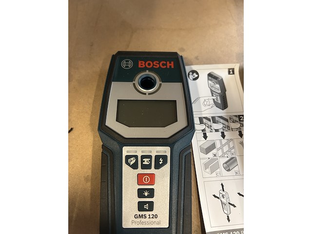 Multidetector, bosch, gms 120 professional - afbeelding 3 van  5