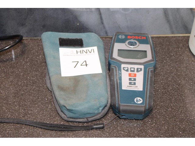 Multidetector bosch type gms120 met tas. - afbeelding 1 van  3