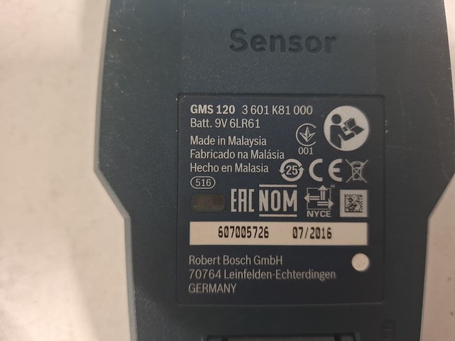 Multidetector wand bosch, gms 120, bouwjaar 2016 - afbeelding 3 van  4