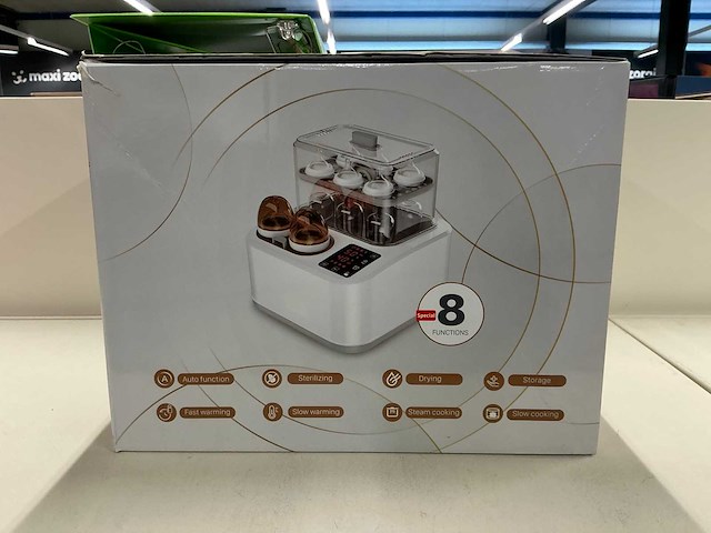 Multifunctionele 8-in-1 baby flessenwarmer - afbeelding 1 van  2