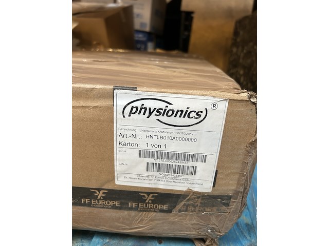 Multifunctionele fitnessbank physionics, hntlb010a0000000 - afbeelding 2 van  2