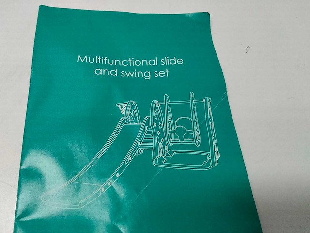 Multifunctionele kinder glijbaan + schommel. - afbeelding 3 van  3
