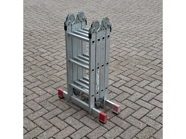 Multifunctionele ladder, jumbo, hobby | 4x3 treden - afbeelding 1 van  5