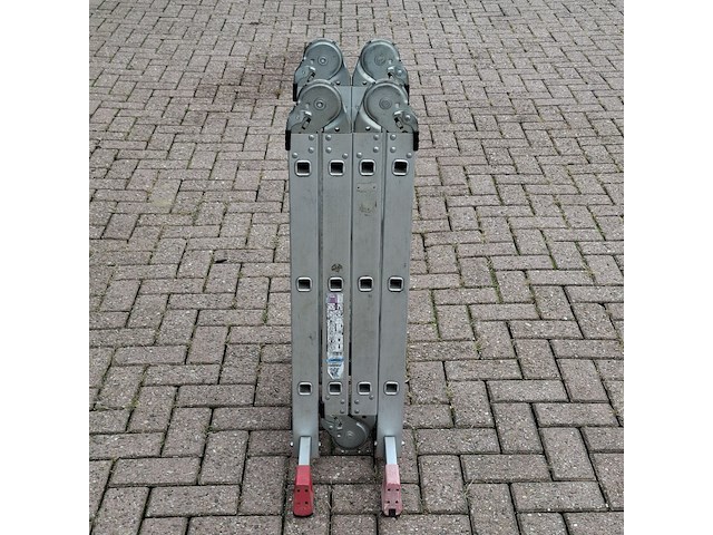 Multifunctionele ladder, jumbo, hobby | 4x3 treden - afbeelding 2 van  5