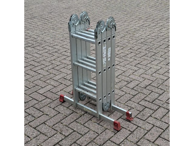 Multifunctionele ladder, jumbo, hobby | 4x3 treden - afbeelding 1 van  6