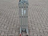 Multifunctionele ladder, jumbo, hobby | 4x3 treden - afbeelding 3 van  6