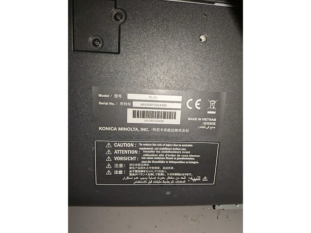 Multifunctionele printer konica minolta, c302302 - afbeelding 9 van  9