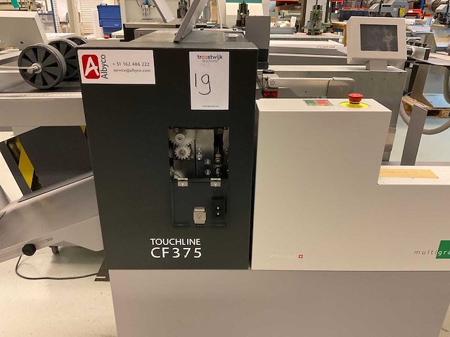 Multigraf touchline cf375 vouwmachine - afbeelding 8 van  9