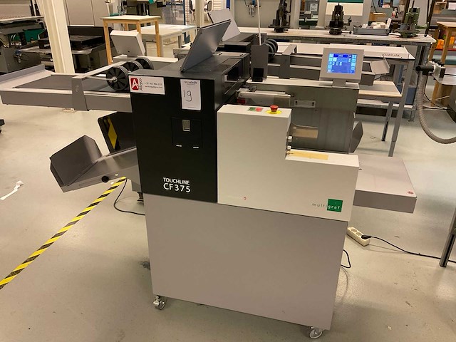 Multigraf touchline cf375 vouwmachine - afbeelding 9 van  9