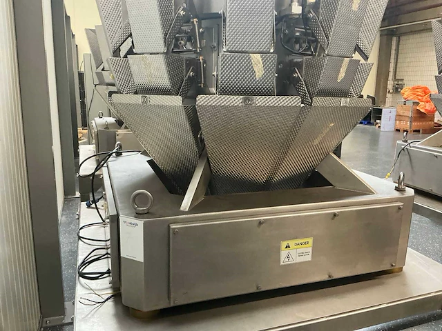 Multihead weigher schud zeef machine met opvoerband - afbeelding 2 van  19