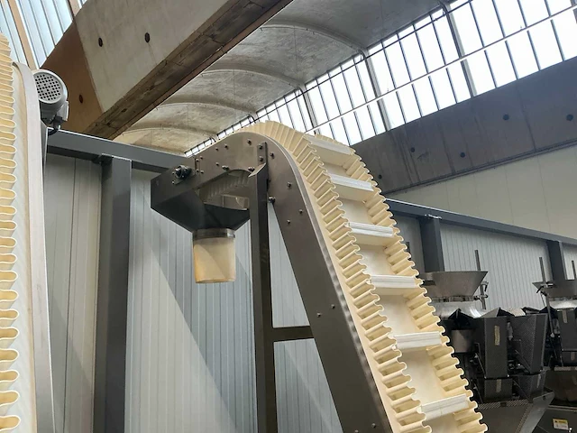 Multihead weigher schud zeef machine met opvoerband - afbeelding 6 van  16