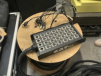 Multikabel ca 25m op haspel met aansluitblok