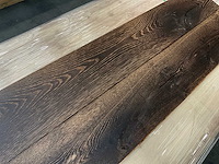 Multiplank eiken antiek gebrand en geborsteld parketvloer (28,64 m2) - afbeelding 1 van  4