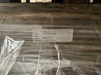 Multiplank eiken antiek gebrand en geborsteld parketvloer (38,5 m2) - afbeelding 4 van  6