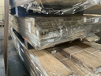 Multiplank eiken antiek gebrand en geborsteld parketvloer (38,5 m2) - afbeelding 6 van  6