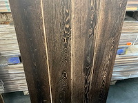 Multiplank eiken antiek gebrand en geborsteld parketvloer (46,66 m2) - afbeelding 1 van  5