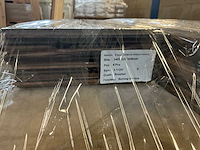 Multiplank eiken antiek gebrand en geborsteld parketvloer (46,66 m2) - afbeelding 2 van  5