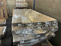 Multiplank eiken antiek gebrand en geborsteld parketvloer (46,66 m2) - afbeelding 5 van  5