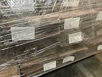 Multiplank eiken antiek gebrand en geborsteld parketvloer (72,08 m2) - afbeelding 6 van  8