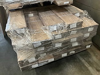 Multiplank eiken antiek gebrand en geborsteld parketvloer (72,08 m2) - afbeelding 7 van  8